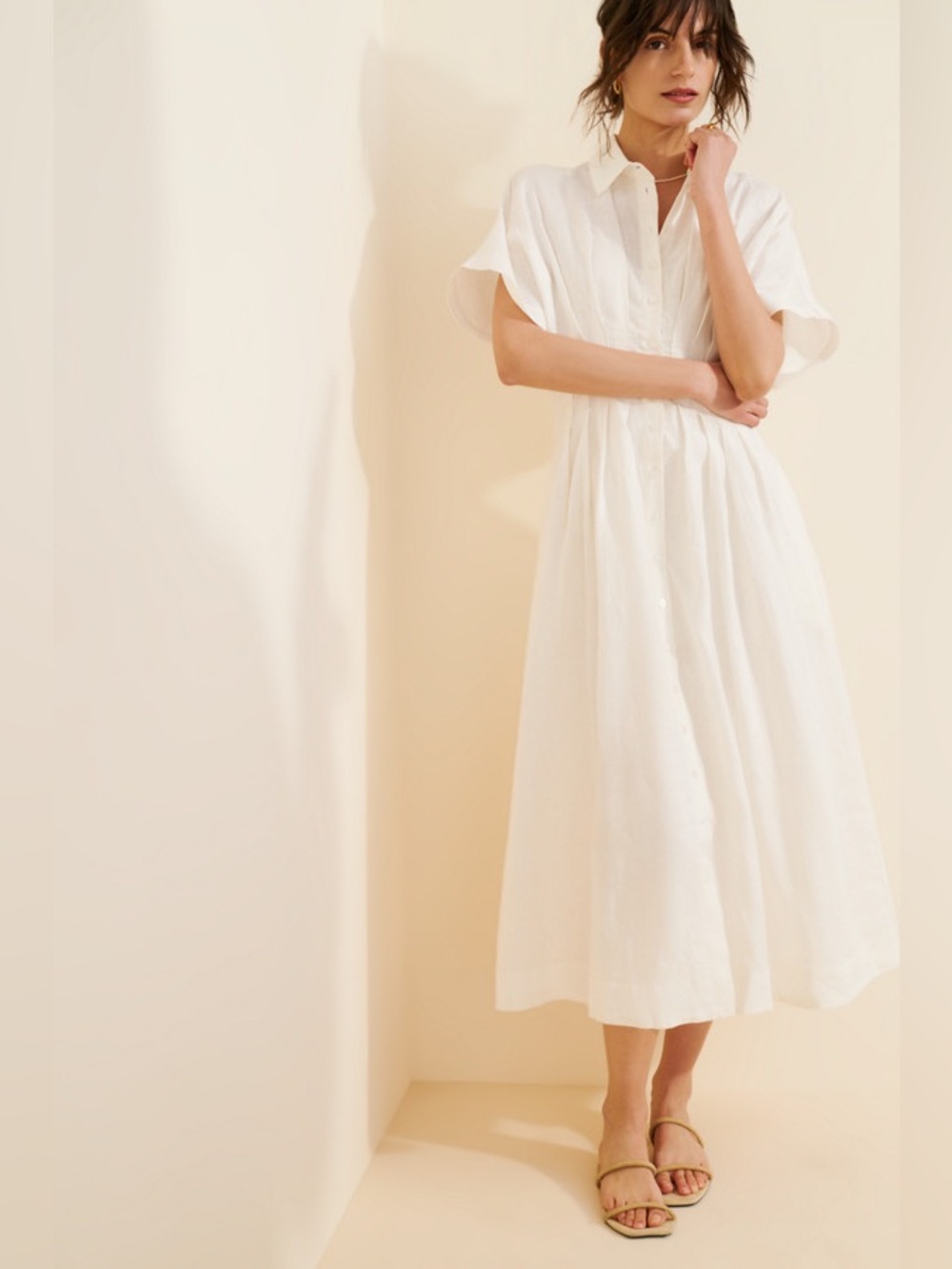 Exquise The Tobie Linen Maxi Dress – Size Medium